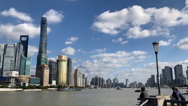 Shanghai Pudong Skyscrapers - Shanghai Pudong view from the Bund (上海 浦东 陆家嘴 外滩) смотреть онлайн