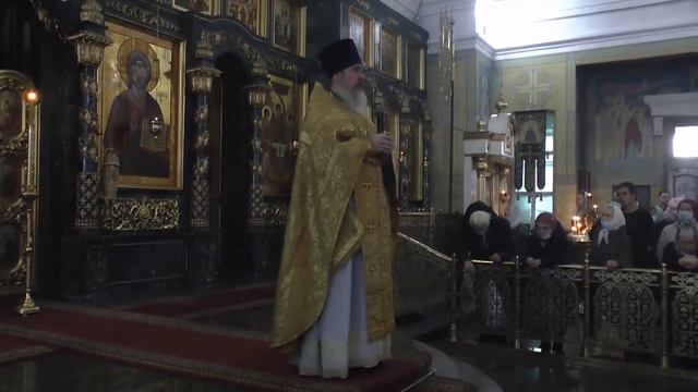 Проповедь протоиерея Сергия Алексеева на Божественной литургии в Неделю 21-ю по Пятидесятнице смотреть онлайн