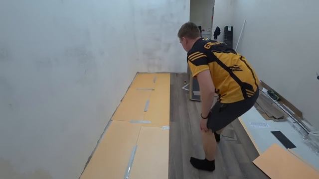 Кварцевый ЛАМИНАТ в ГОСТИНОЙ! Купил новую машину! смотреть онлайн