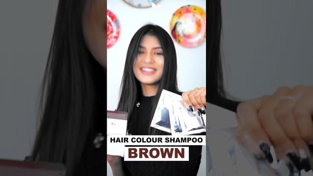 Instant Hair Colour Brown Shampoo | For Long Lasting | Lush Brown Hair | Thewellnessshop.in