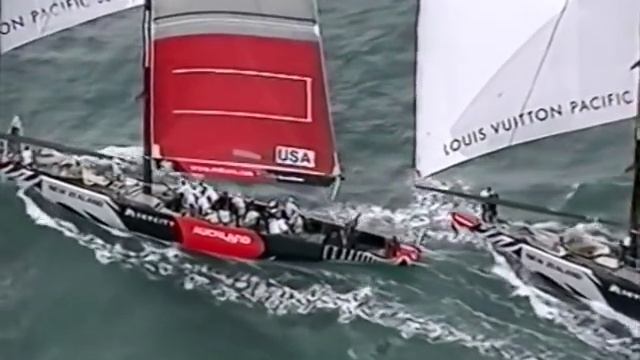 2009 Louis Vutton Pacific Series BMW Oracle vs Alinghi Race 1 смотреть онлайн