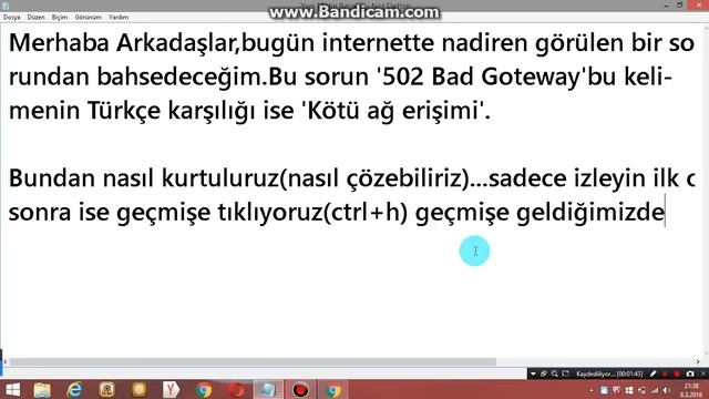 PC'de '502 Bad Gateway' sorunu. смотреть онлайн