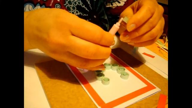 Quilling card with Christmas wreath and a bell/Картичка с Коледно венче и камбанка от квилинг смотреть онлайн