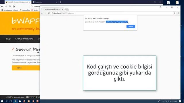 Session Management    Cookies Secure -BWAPP