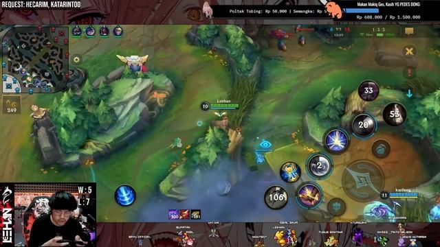 Anjas Orang Ganteng Bangun Pagi Dong, Hehe.. Kok Main Siang Timnya Bodoh Ya - Live LOL Wild Rift смотреть онлайн