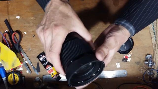Объектив Minolta 28-135 мм "Старикан" - делаем бленду. Часть 2 смотреть онлайн