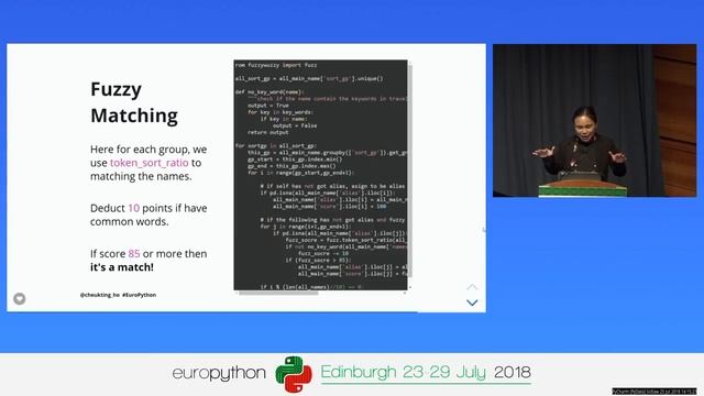 Fuzzy Matching Smart Way of Finding Similar Names Using Fuzzywuzzy смотреть онлайн