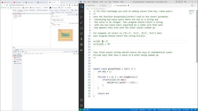 JavaScript İle Algoritmalar - 76 Group Totals CoderByte Algorithm Challange Nesne Oluşturma Sorusu смотреть онлайн