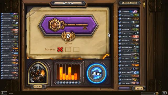 Hearthstone: Arena Hunter Gameplay 2# (Danish) смотреть онлайн