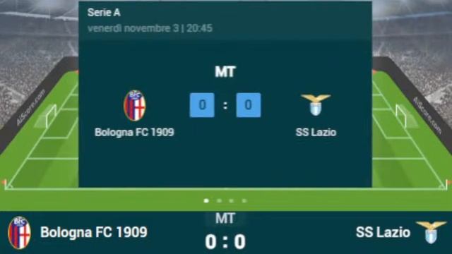BOLOGNA vs LAZIO [DIRETTA LIVE] Serie A 11° Giornata смотреть онлайн