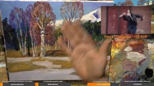 Как написать весенний пейзаж. Живопись маслом.