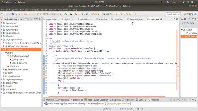 Web Technology Lab:Assignment No.3: Servlet, JSP & MySQL (Part 2) смотреть онлайн