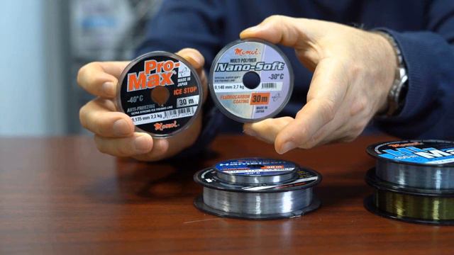 Обзор модельного ряда рыболовной лески Momoi из кополимера MIJ Copolymer
