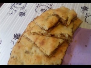 Дрожжевое тесто для заливного пирога.