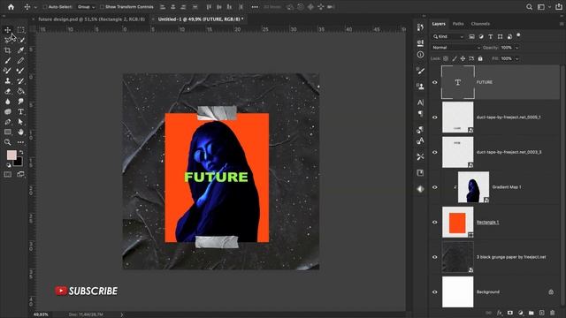 Create Future Social Media Post Design in Photoshop - Photoshop Tutorials смотреть онлайн