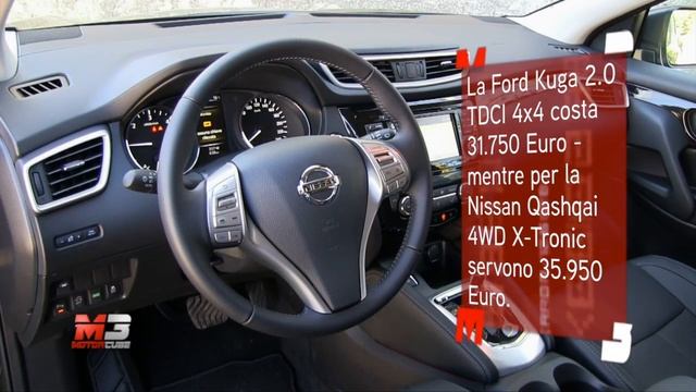 NEW FORD KUGA 2.0 TDCI 2017 VS NISSAN QASHQAI BLACK EDITION 1.6 DCI 2017 - TEST DRIVE - ENG ITA SUB смотреть онлайн