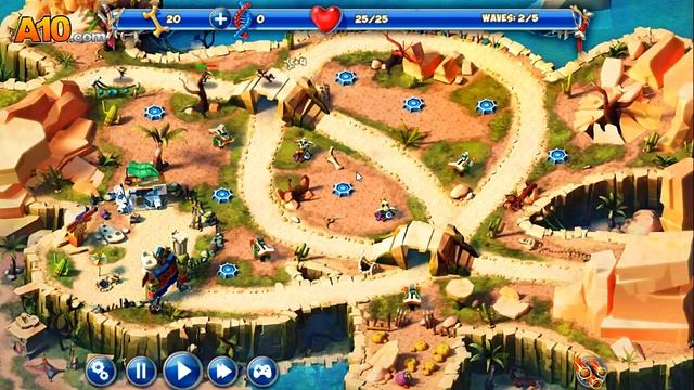 LETS PLAY DAY D: TOWER RUSH JURASSIC PERIOD 1-1 1-2 1-3 1-4 смотреть онлайн