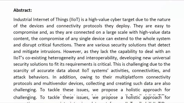 X IIoTID A Connectivity Agnostic and Device Agnostic Intrusion Data Set for Industrial Internet смотреть онлайн