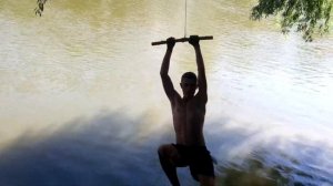 сальто на тарзанке заднее и переднее и рыбочку