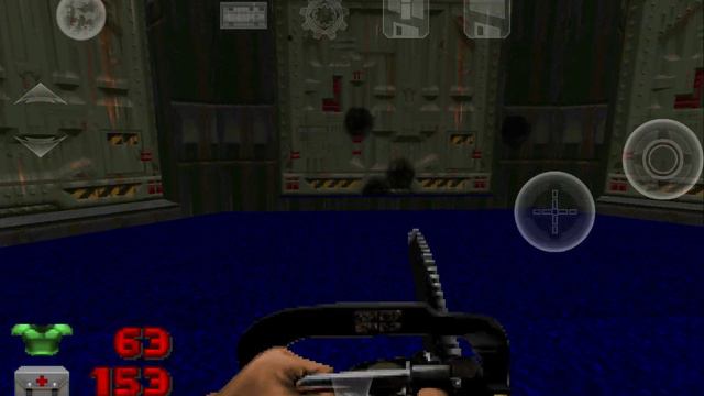 Восьмой уровень 8 игры Дум 2 проходим DOOM2 на Андроиде, первый эпизод 1, карта MAP08, е1m08, Map 08