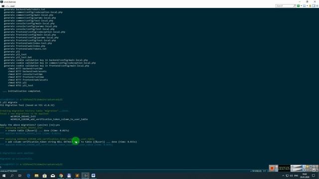 yii2 framework 2-dars Migration смотреть онлайн