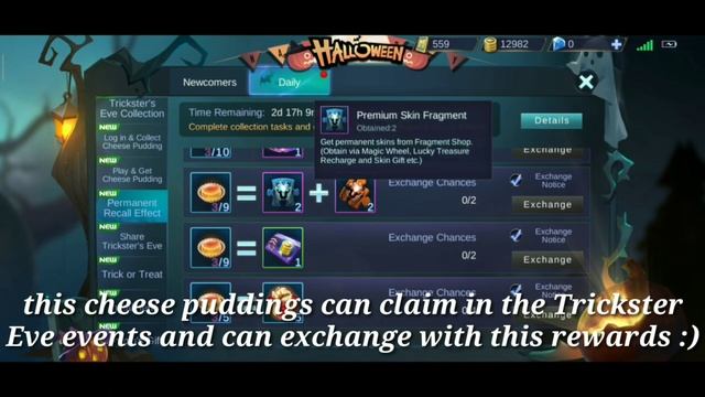 FREE SKIN AND BORDER @ HALLOWEEN TRICKSTER EVENT | MOBILE LEGENDS | GAME CENTER PH смотреть онлайн