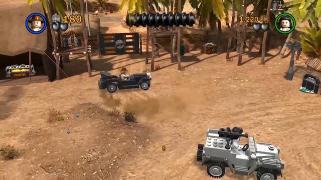 Lego Indiana Jones drifting on desert! смотреть онлайн