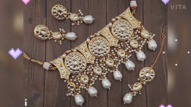premium quality kundan Necklace смотреть онлайн