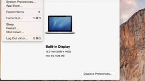 Как посмотреть какая видеокарта и дисплей в Mac