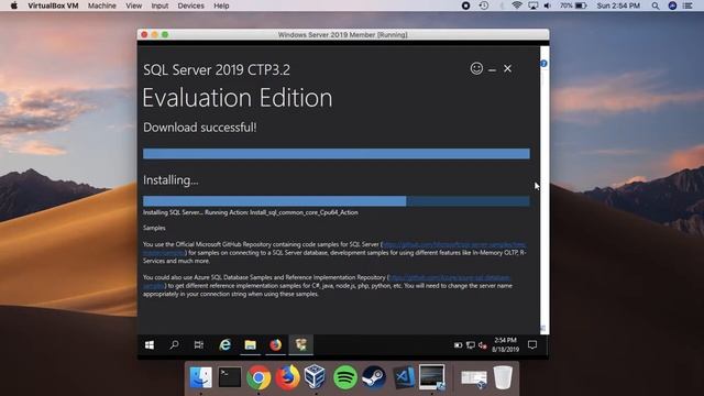 Installing MS SQL Server 2019 Evaluation In Windows Server 2019 смотреть онлайн