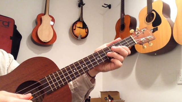 Another One Bites The Dust Riff Ukulele смотреть онлайн