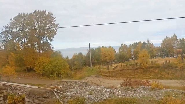 Байкал из окна поезда. смотреть онлайн