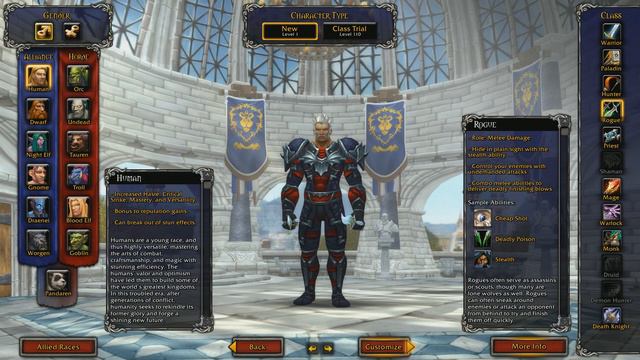 World Of Warcraft Walkthrough - Episode 1 - Character Creation! смотреть онлайн