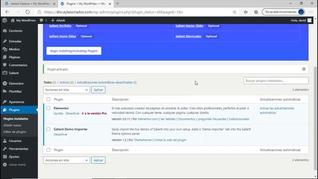 Instalación de Salient Responsive Multi Purpose смотреть онлайн