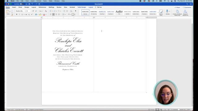 Design a Wedding Invitation... in MICROSOFT WORD!!! смотреть онлайн