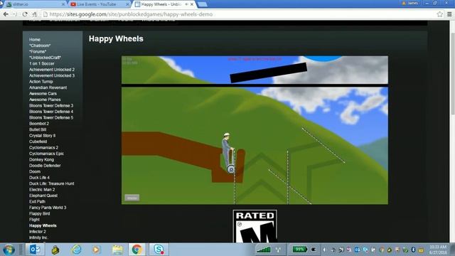 Happy Wheels Demo | Unblocked Games [#5] смотреть онлайн