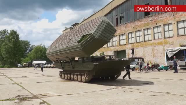 Mашина инженерного вооружения гусеничный самоходный паром ГСП-55 смотреть онлайн