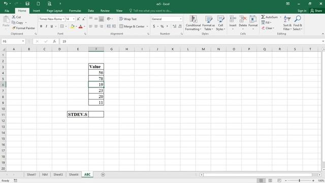 How to Use the STDEV.S Function in Excel смотреть онлайн