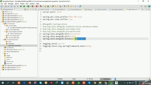 Spring Boot with MongoDB [Hindi] #24 смотреть онлайн