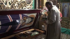Освящение образа свт. Луки Крымского на ЕГО СВЯТЫХ МОЩАХ.