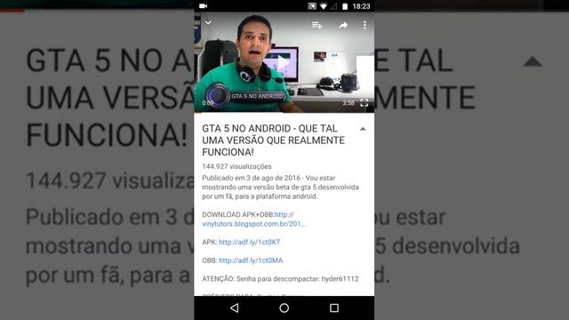 GTA 5 no Android ??? Logo vai ter tutorial смотреть онлайн