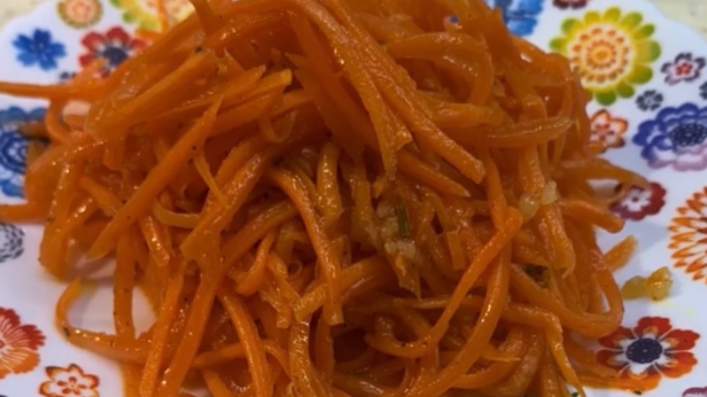 Морковка по-корейски на зиму смотреть онлайн