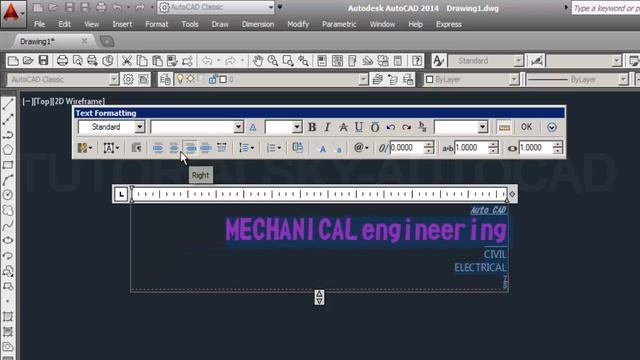 AutoCAD-11 (Mtext) смотреть онлайн