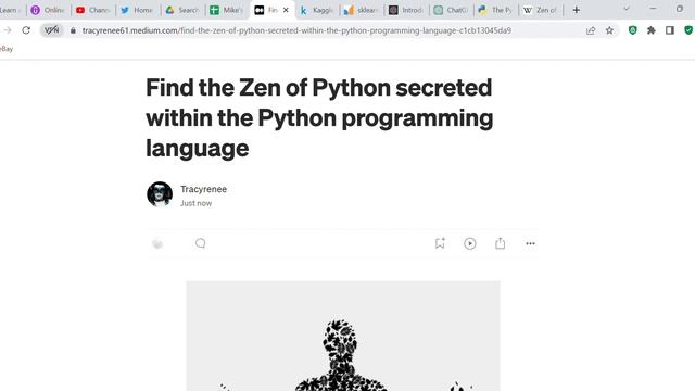 Find the Zen of Python secreted within the Python programming language - blog post смотреть онлайн