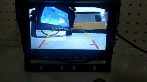 Камера заднего вида с монитором 7» для грузовых автомобилей, автобусов. 12/24V