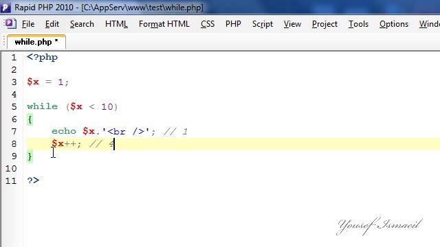 22 PHP while statement смотреть онлайн
