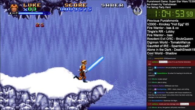 Punishment Game #126 - Super Star Wars: Empire Strikes Back (Jedi Difficulty) смотреть онлайн