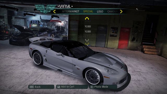 NFS Carbon Corvette C6R смотреть онлайн