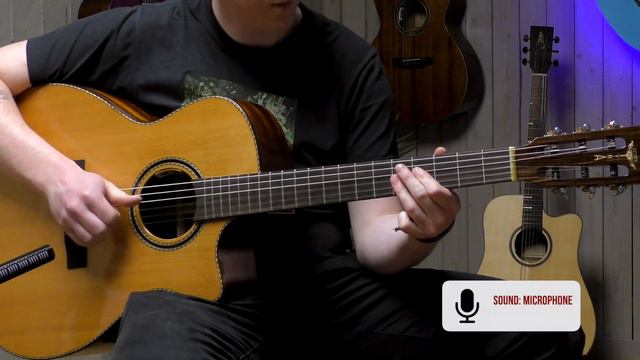 Tyma G-15E classical guitar sound demo смотреть онлайн