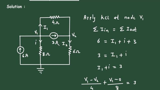 Kirchhoff's Current Law (KCL) Analysis | Nodal Analysis | Node Equation Analysis смотреть онлайн